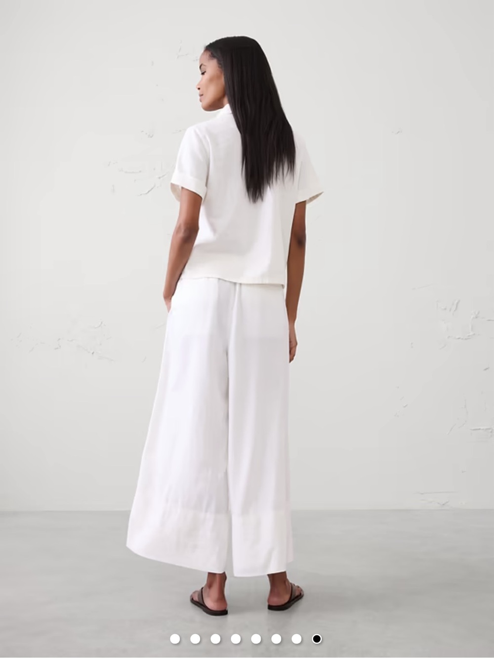 Banana Republic wide leg linen pant bundle - Picture 6 of 8